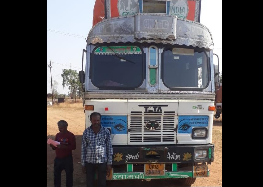 सतना: यूपी से आई 14 लाख की धान पुलिस ने पकड़ी