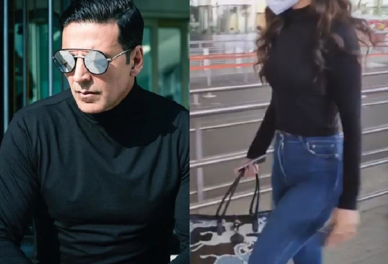 अक्षय कुमार की हिरोइन ने ऐयरपोर्ट पर कर डाली बड़ी चूक, यूजर ने ऐसे लगाई क्लास