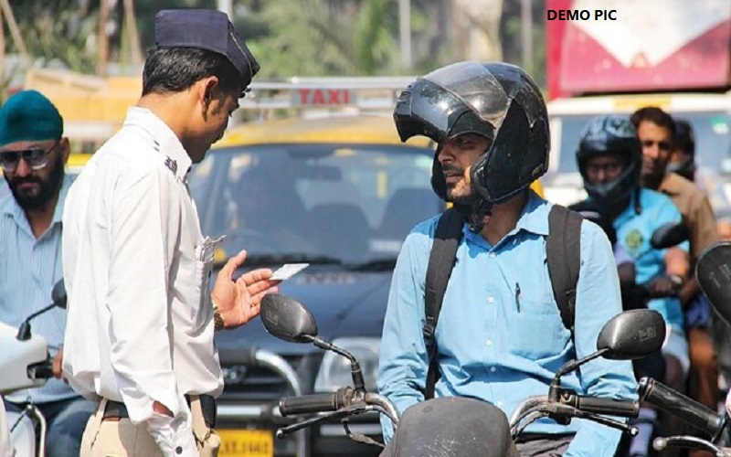 मध्यप्रदेश : RTO विभाग का कारनामा, बाइक सवार पर लगाया 1 लाख 13 हजार का जुर्माना