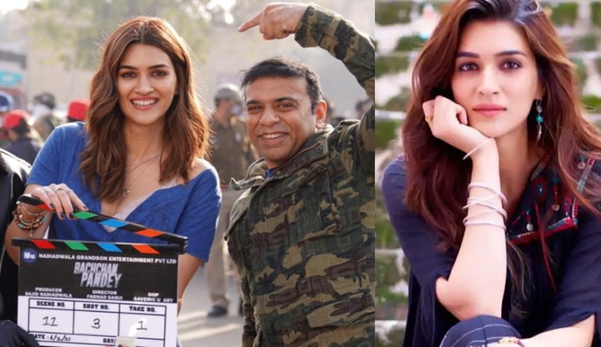 अक्षय कुमार की फिल्म बच्चन पाण्डेय पर हुआ बड़ा हादसा, बाल-बाल बची कृति सेनन