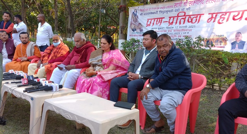 त्रिपुर सुन्दरी माता की मूर्ति रीवा में होगी स्थापित, जगतगुरू सहित साधू संतो का होगा समागम- Rewa News