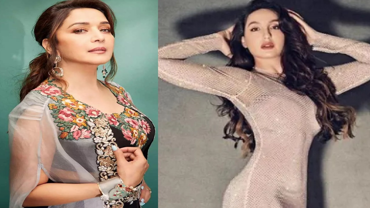 Nora Fatehi के साथ माधुरी दीक्षित ने दिलबर गाने पर लगाए ठुमके, वीडियो वायरल