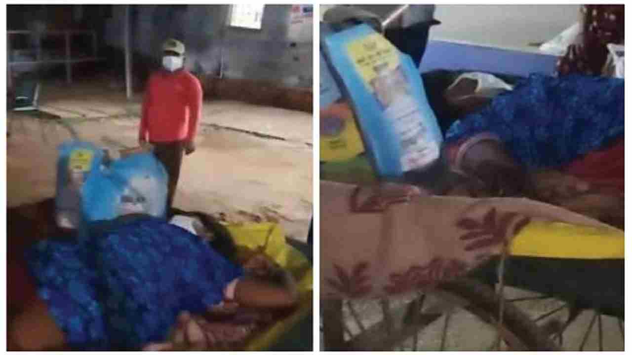 सिस्टम की उदासीनता से शर्मसार हुआ रीवा / कंटेनमेंट जोन में छत से गिरी बेटी को नहीं मिली एम्बुलेंस, ठेले में अस्पताल ले गया बेबस पिता