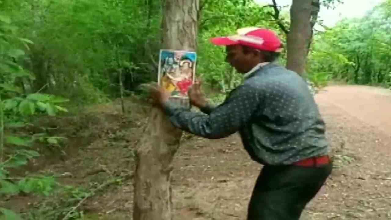 Chhattisgarh: हजारो पेड़ो को कटने से बचाने लिया भगवान का सहारा Chhattisgarh: हजारो पेड़ो को कटने से बचाने लिया भगवान का सहारा