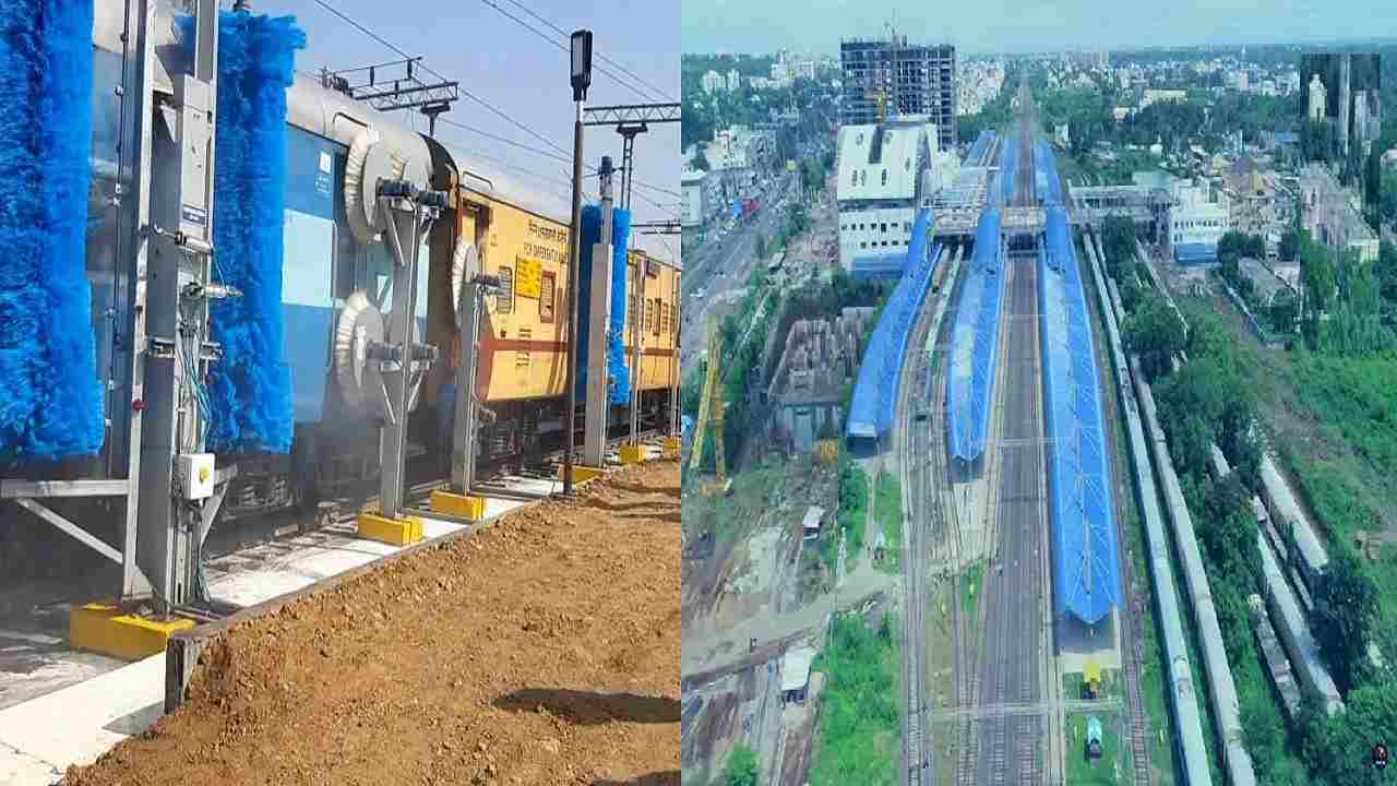 Habibganj-Rewa Rewanchal Express सहित इन ट्रेनों की धुलाई के लिए अपनाया जा रहा शानदार तरीका, 2 करोड़ की लागत से बना नया प्लांट