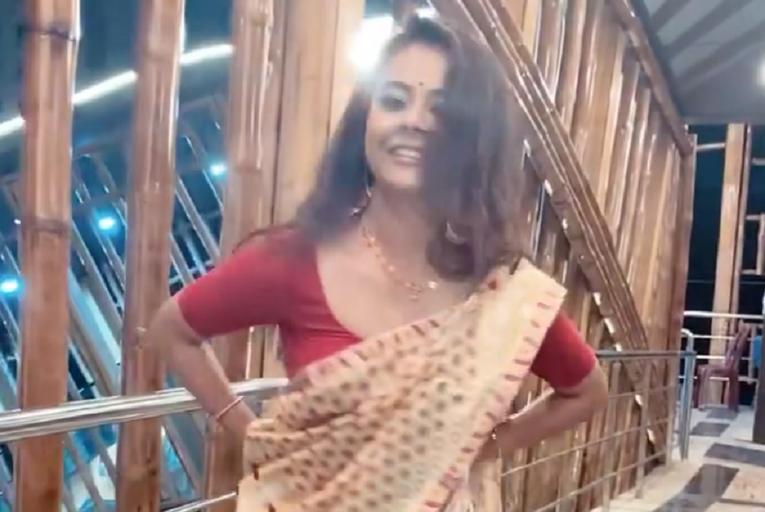 Devoleena Bhattacharya ने किया असम बिहू डांस, वीडियो हुआ वायरल