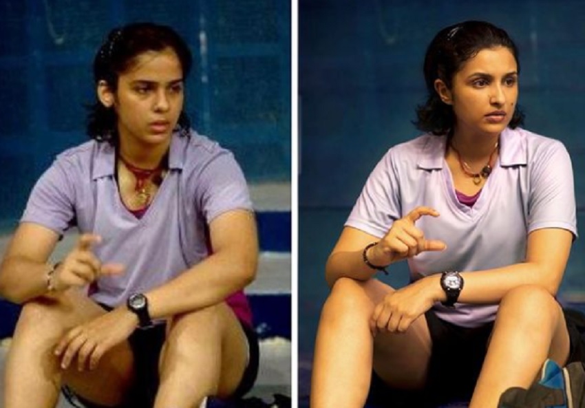Parineeti Chopra बैडमिंटन चैम्पियन Saina Nehwal का किरदार निभाकर है बेहद रोमांचित, शेयर की एक जैसी लुक की तस्वीर Parineeti Chopra बैडमिंटन चैम्पियन Saina Nehwal का किरदार निभाकर है बेहद रोमांचित, शेयर की एक जैसी लुक की तस्वीर