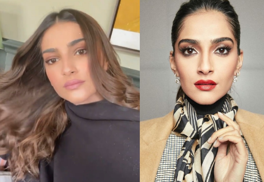 Sonam Kapoor ने पति के लिए कलर करवाएं बाल, वायरल हुई तस्वीर Sonam Kapoor ने पति के लिए कलर करवाएं बाल, वायरल हुई तस्वीर