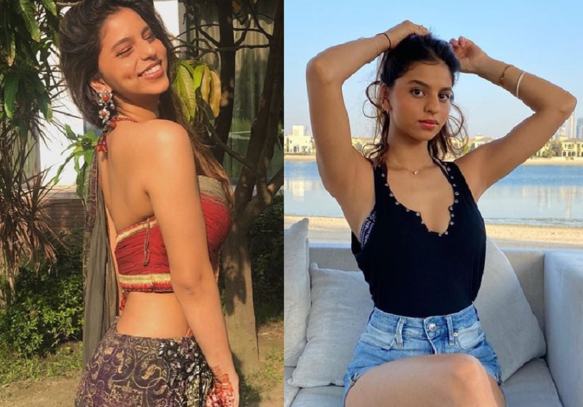 Shah Rukh Khan की लाडली Suhana ने कैमरे के सामने दिए कमाल के पोज, तस्वीरें वायरल