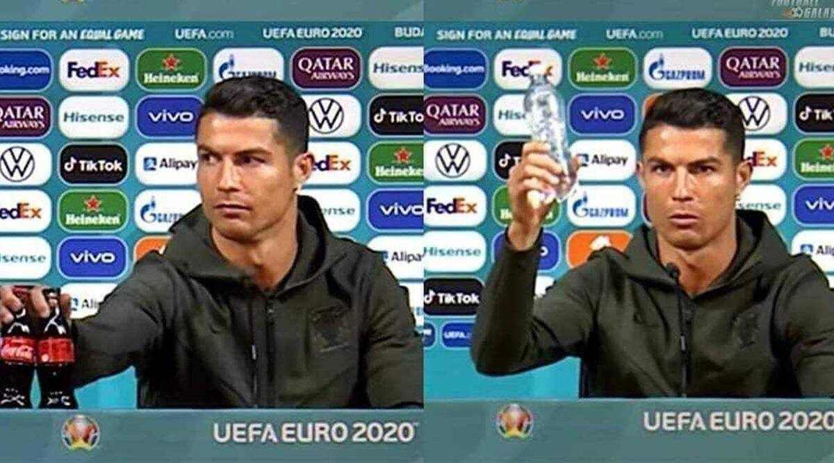 Cristiano Ronaldo ने मेज से कोका कोला की बोतल हटाई, कंपनी को लगी 29 हजार करोड़ की चपत