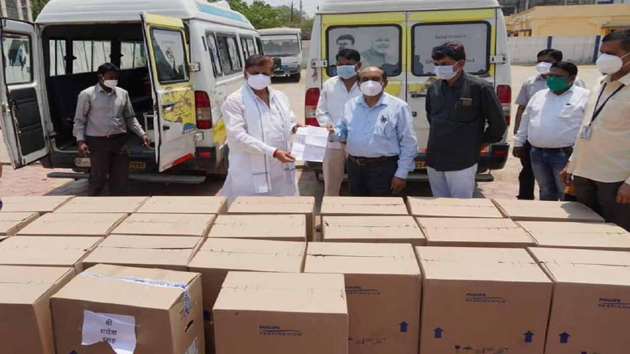 जिला अस्पताल सतना को मिले 25 ऑक्सीजन कंसंट्रेटर