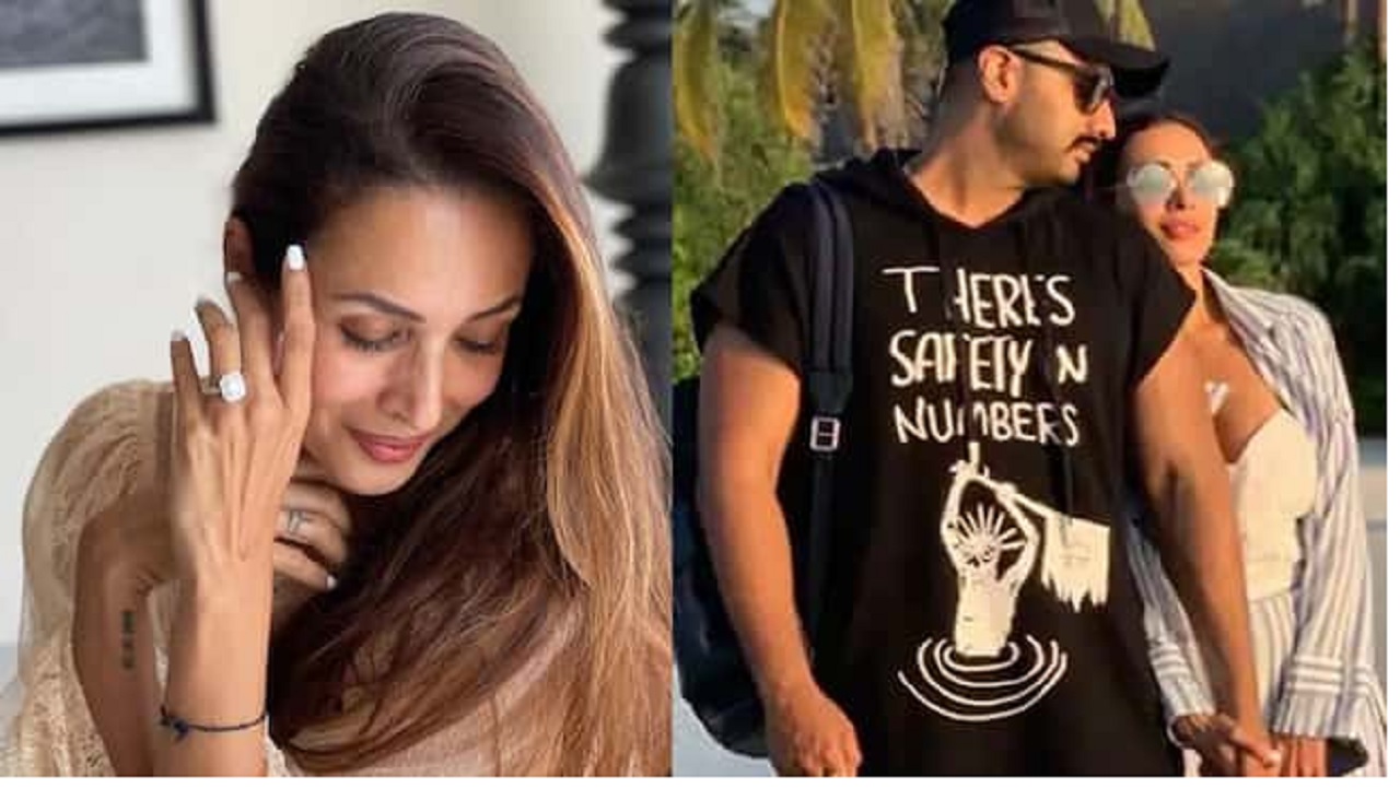 बॉलीवुड की मशहूर एक्ट्रेस Malaika Arora ने पहनी Engagement Ring, अर्जुन कपूर से शादी करने वाली है मलाइका ? बॉलीवुड की मशहूर एक्ट्रेस Malaika Arora ने पहनी Engagement Ring, अर्जुन कपूर से शादी करने वाली है मलाइका ?