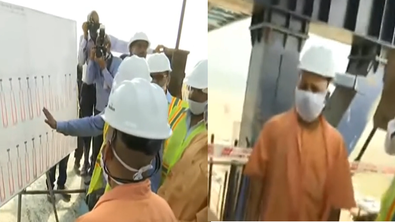 UP : मुख्यमंत्री योगी आदित्यनाथ ने बुंदेलखंड एक्सप्रेसवे के निर्माण कार्य का किया निरीक्षण
