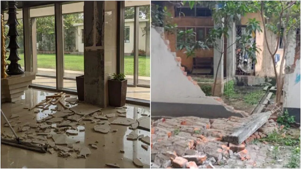 भूकंप के झटकों से हिल गया यह राज्य, तस्वीरों में देखें मंजर भूकंप के झटकों से हिल गया यह राज्य, तस्वीरों में देखें मंजर