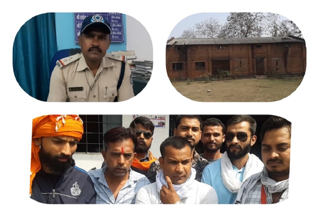 लक्ष्मणबाग में मिला गाय का कटा हुआ सिर, बजरंग सेना ने जताया विरोध, पहुची पुलिस: REWA NEWS