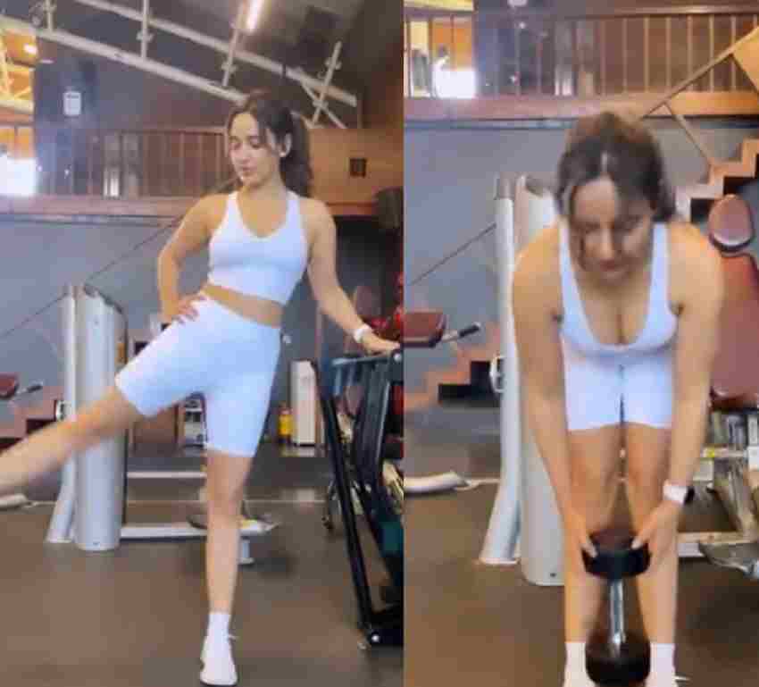 एक्ट्रेस नेहा शर्मा ने शेयर किया जिम में वर्कआउट का वीडियो एक्ट्रेस नेहा शर्मा ने शेयर किया जिम में वर्कआउट का वीडियो