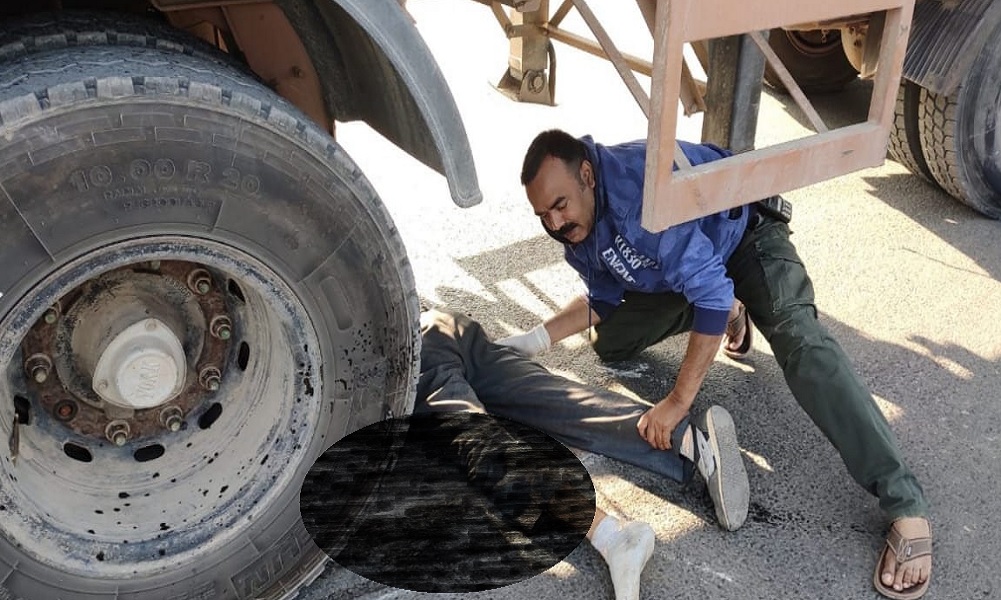 सतना के बेला-अमरपाटन तिराहे में ट्रक ने बाइक सवार को कुचला, एक की मौत, एक गंभीर